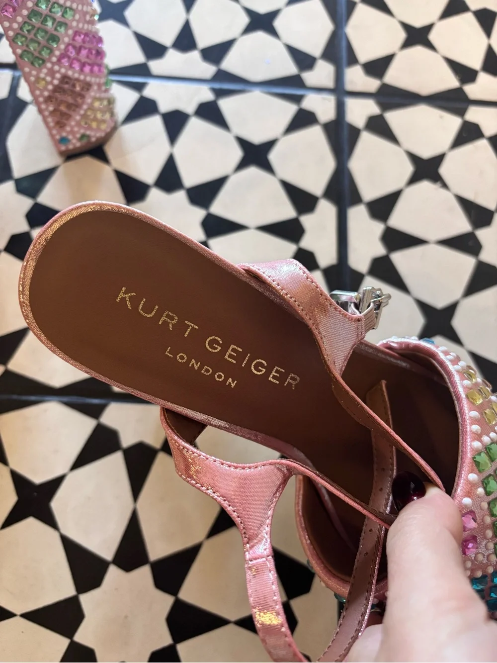 Kurt Geiger London Brixton Platform Sandals
